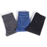 Jeans for Women mom Jeans blue gray black Woman High Elastic 36 38 40 Stretch Jeans female washed denim skinny pencil pants 5