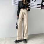 ZOENOVA Straight Leg Jeans For Women High Waist 2022 Trend Denim Pants Mom Jean Baggy Pants Casual Comfort Trousers Oversize 1