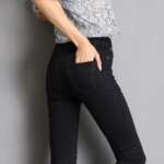 Jeans for Women mom Jeans blue gray black Woman High Elastic 36 38 40 Stretch Jeans female washed denim skinny pencil pants 4