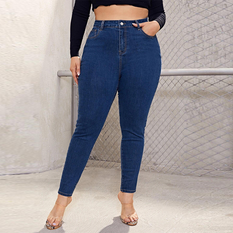 Jeans For Women High Waist Stretch Denim Trousers Mom Jeans Pencil Pants Casual Comfort Trousers Oversize 7