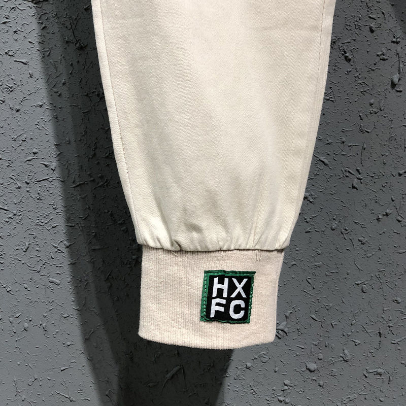 Summer Korea Fashion Women Elastic Waist Loose White Jeans All-matched Casual Cotton Denim Harem Pants S982 5