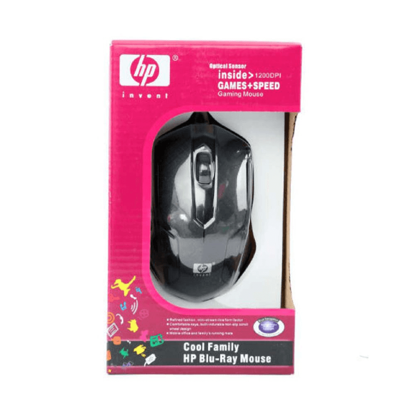 tercüme yorumlayıcı şekil  HP Blu-ray mouse Optical sensor inside 1200DPI Gaming mouse - jefmaz.lk