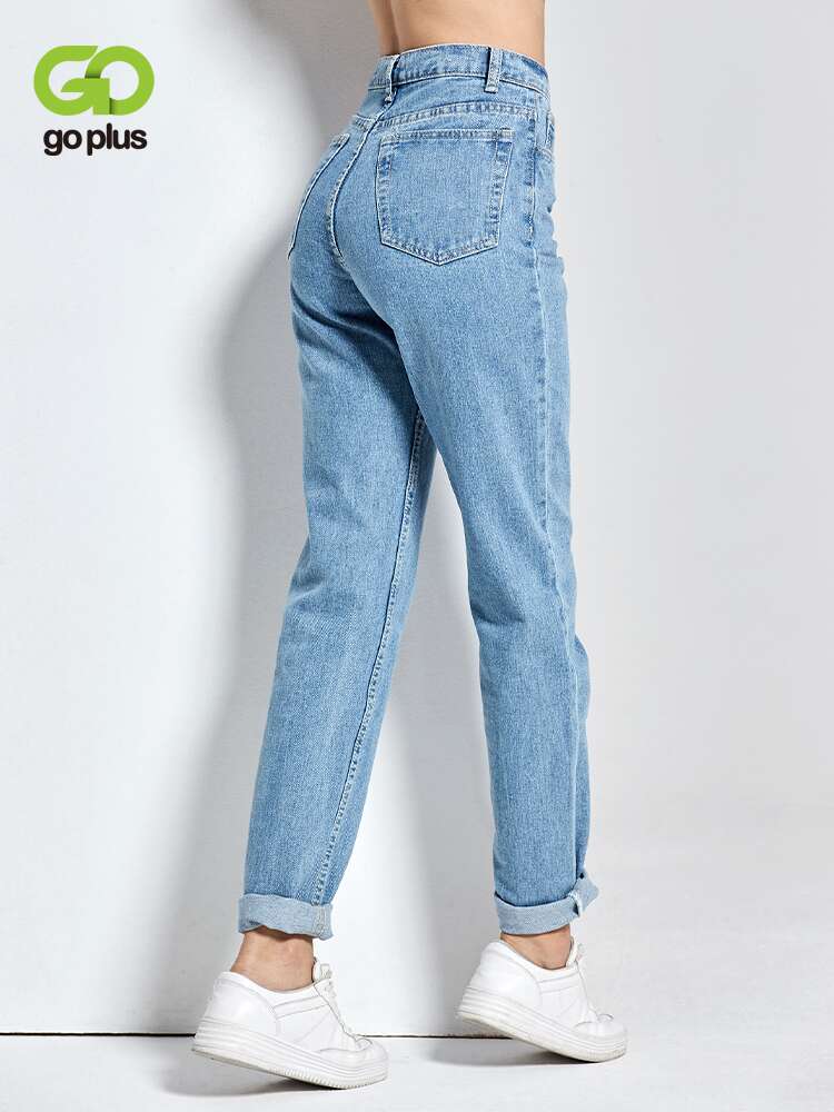 2022 Harem Pants Vintage High Waist Jeans Woman Boyfriends Women's Jeans Full Length Mom Jeans Cowboy Denim Pants Vaqueros Mujer 1