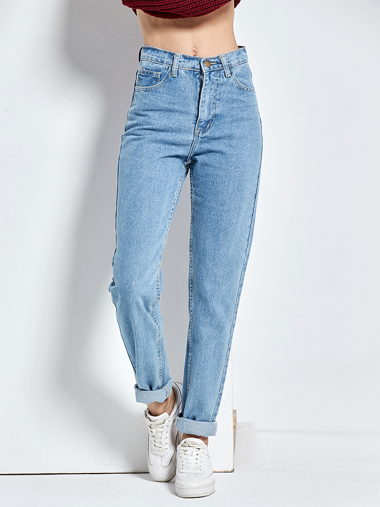 2022 Harem Pants Vintage High Waist Jeans Woman Boyfriends Women's Jeans Full Length Mom Jeans Cowboy Denim Pants Vaqueros Mujer 2
