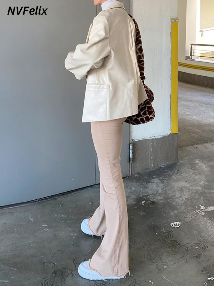 Flare Wide Leg Jeans Women Elastic High Waist Skinny Mom Denim Pants 2021 Fashion Oversize Casual Winter Trousers Streetwear New 6